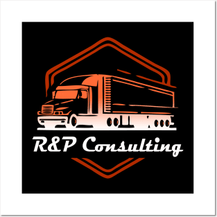 R & P Consulting Company Logo Posters and Art